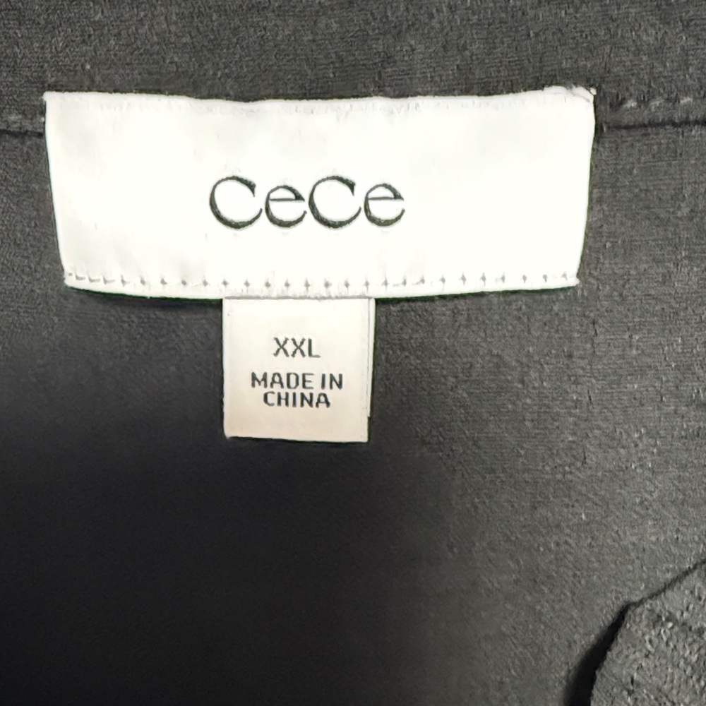 CeCe Elegant Black Blouse - Picture 2 of 9